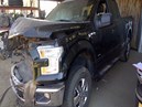 2015 FORD F-150, BLACK, XLT MODEL, EXTD CAB, 3.5L FLEX. 4WD,  F25180